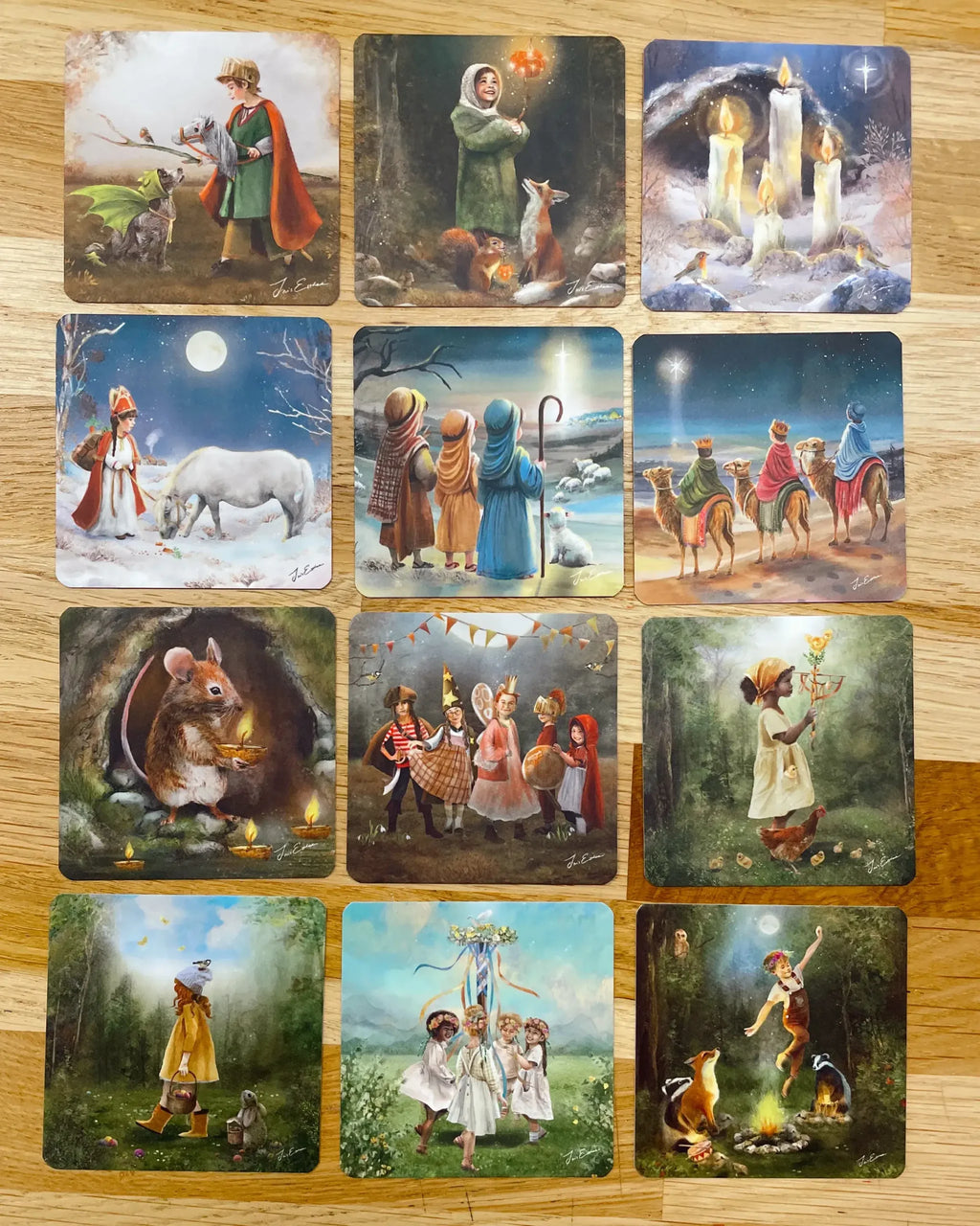 Jaarfeestkaartjes Petit Prints