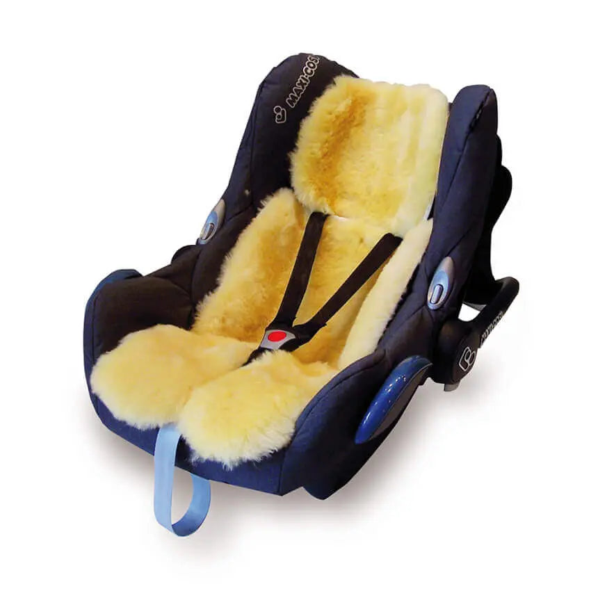 Lamsvacht "little king" autostoel