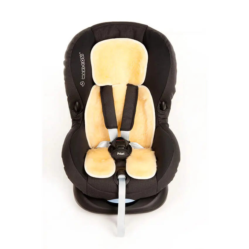 Lamsvacht "little king" autostoel