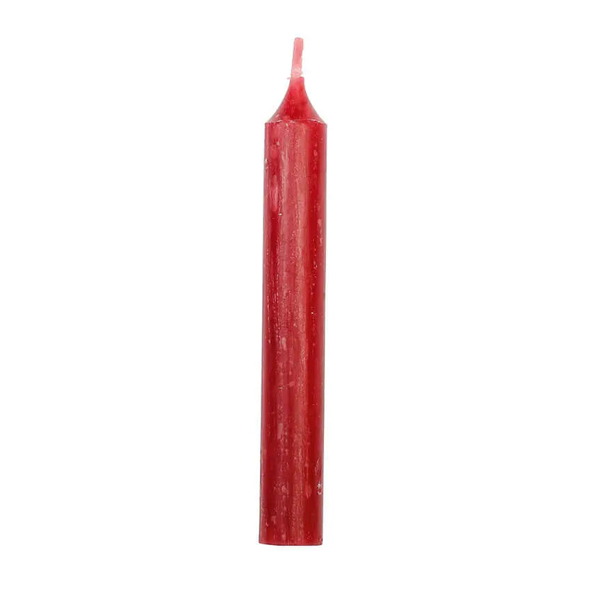 Donker rood jaarring kaarsje