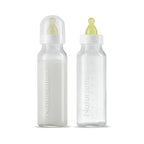 Glazen drinkflessen, 2 stuks