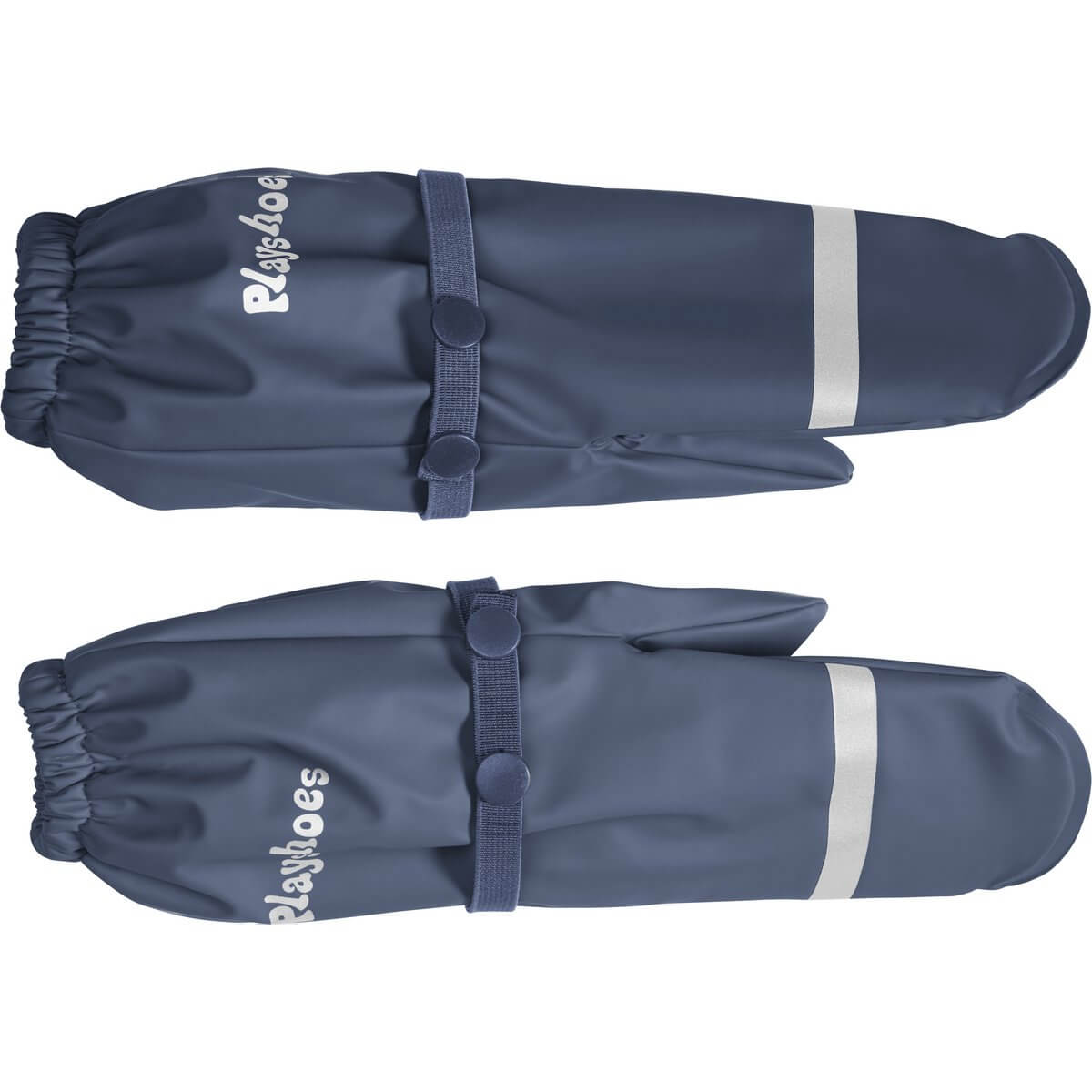 Regenhandschoen met fleecevoering blauw