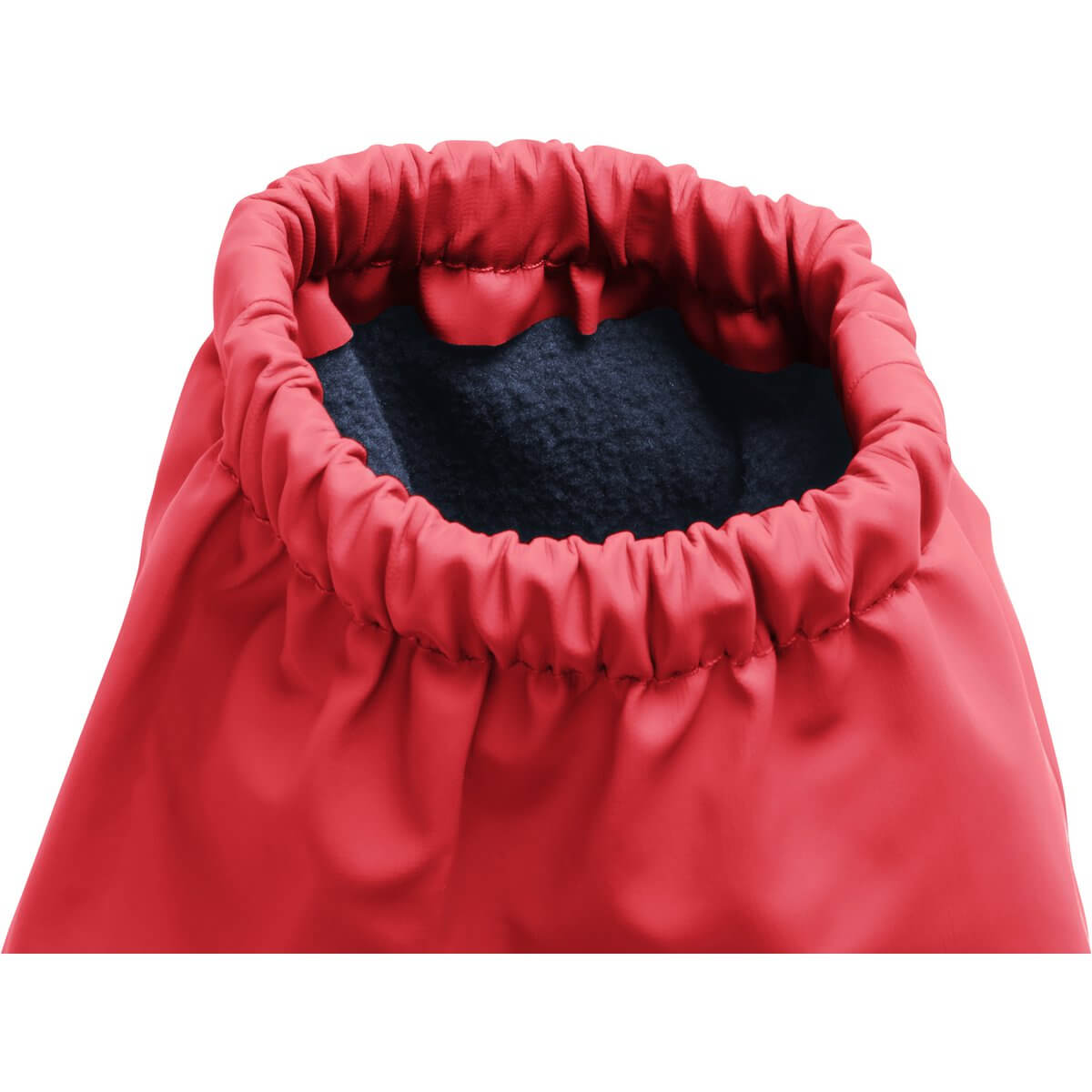 Regenhandschoen met fleecevoering rood