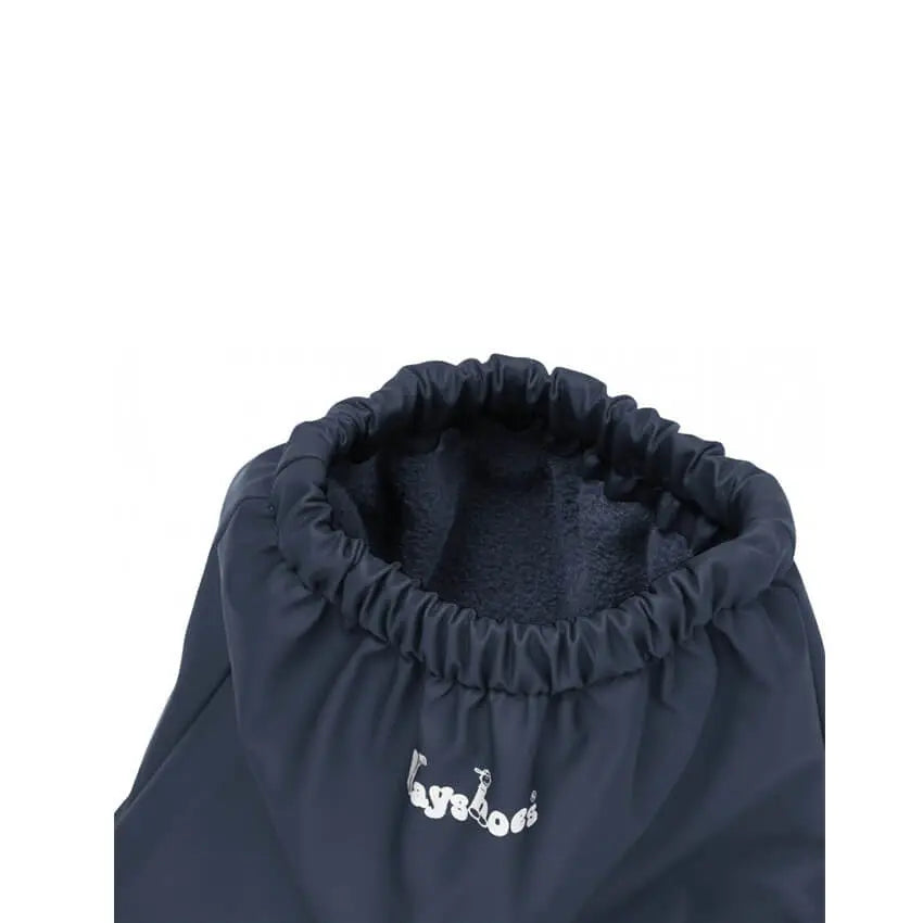 Regenoverschoen met fleecevoering blauw