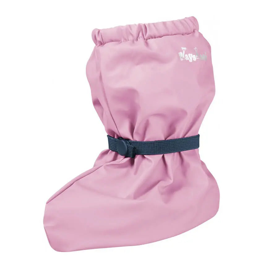 Regenoverschoen met fleecevoering roze