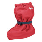 Regenoverschoen met fleecevoering rood